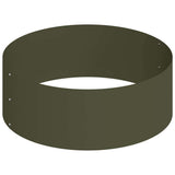 Garden Planter Olive Green 90 x 90 x 20 cm Cold-rolled Steel 873651
