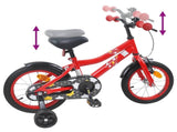 Kids Bike 12 Inches for 2-4 Years Old Red 42009512