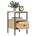 ZNTS Bedside Cabinets 2 pcs Sonoma Oak 34x36x50 cm Engineered Wood 826046