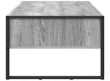 Coffee Table Grey Sonoma 100 x 46 x 40 cm Engineered Wood 886447