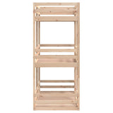 Triple Bunk Bed without Mattress 90x200 cm Solid Wood Pine 3284254