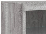 Sideboard with LED Lights Grey Sonoma 41x37x100 cm 836733