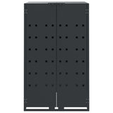 Wheelie Bin Storage for Single Bin Anthracite 69x79x117 cm Steel 4008426