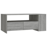 Coffee Table Grey Sonoma 102x55x42 cm Engineered Wood 816935