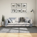 Shaggy Rug PAMPLONA High Pile Modern Grey 160x230 cm 375259