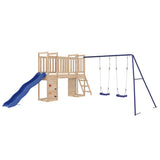 Outdoor Playset Natural wood Solid pine wood Large Playground Set 3155930