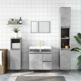Bathroom Cabinet Concrete Grey 65x33x60 cm Engineered Wood 831600