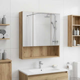 Bathroom Mirror Cabinet Artisan Oak 60 x 14.5 x 70 cm 889190