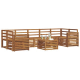 Sofa Sets 8 pcs Natural Solid Acacia Wood 3374534
