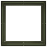 Planter Olive Green 100x100x80 cm Steel 860825
