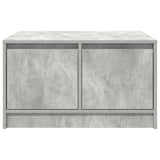 Coffee Table with Drawers Concrete Grey 70.5x70x40 cm 3328411