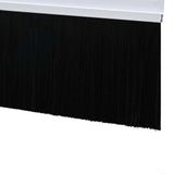 Self-adhesive Door Brush Seals 12 pcs White 100 cm 42019520