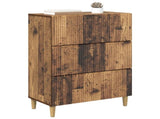 Drawer Cabinet Old Wood 66 x 34.5 x 90 cm Engineered Wood 894613