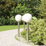 Bollard Lights with Sensor 3 pcs 80 cm Stainless Steel IP44 4006100