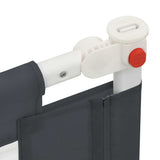 10233 Toddler Safety Bed Rail Dark Grey 200x25 cm Fabric