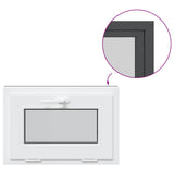 Basement Window RISOR 60x40 cm Tilt 3 Glazing Anthracite 4108463