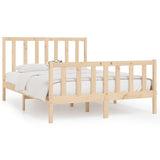 Bed Frame without Mattress 120x190 cm Small Double Solid Wood 3105195