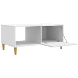 Coffee Table White 90 x 50 x 40 cm Engineered Wood 894725