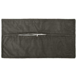 Cushion Cover 6 pcs HOUTEN Anthracite 40 x 70 cm Corduroy 917827