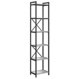 Bookshelf Grey sonoma 40 x 30 x 189.5 cm Engineered Wood 868350