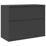 Storage Cabinet Black 90 x 40 x 70 cm Steel 891634