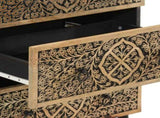 Side Cabinets 3 pcs 60x33x75 cm Solid Wood Mango 3206306
