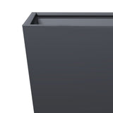 Garden Planters Anthracite 2 pcs 40x40x40 cm Steel 851057