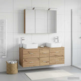 Bathroom Furniture Set 4 pcs Artisan Oak 3406782