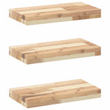Floating Shelves 3 pcs 60x20x4 cm Untreated Solid Wood Acacia 3279421