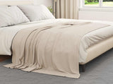Throw Blankets 24 pcs Beige 200 x 150 cm Fleece 42017086