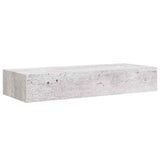 330265 Wall-mounted Drawer Shelf Concrete Grey 60x23,5x10cm MDF
