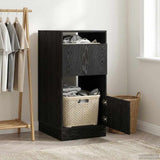 Laundry Cabinet Black Oak 50 x 68 x 102 cm Engineered wood 3422801