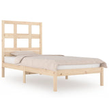 Bed Frame without Mattress 90x200 cm Solid Wood Pine 3104463