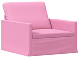 Sofa Set 2 pcs Pink Fabric 3433173