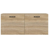 Wall Cabinet Sonoma Oak 80x36.5x35 cm Engineered Wood 812936