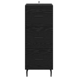 Sideboard Black oak 34 x 34.5 x 90 cm Engineered wood 881578