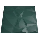 Wall Panels 48 pcs Green 50 x 50 cm XPS Foam 42046039