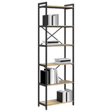 Bookshelf Sonoma Oak 60 x 30 x 189.5 cm Engineered Wood 868378
