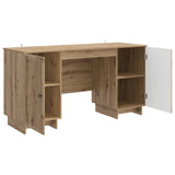 Desk Artisan Oak Engineered Wood 142.5 x 50 x 75 cm 3414575