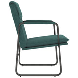 Lounge Chair Dark Green 55x64x80 cm Fabric 351346