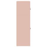 Storage Cabinet 2 pcs Pink 90 x 40 x 130 cm Steel Lockable 3438640