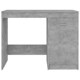 Desk Concrete Grey 100x50x76 cm Engineered Wood 801800