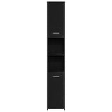 Bathroom Furniture Set 4 pcs Black Oak 30 x 30 x 183.5 cm 3332562