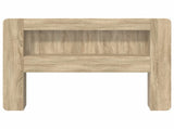 Headboard Cabinet with Storage Sonoma Oak Engineered Wood 8001257