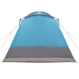 Cabin Tent with Roof Blue 8-Person Polyester and Steel 42028576