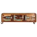 TV Cabinet 120x30x37 cm Solid Reclaimed Wood 247513