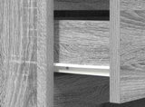 Bedside Cabinet with 3 Drawers Grey Sonoma 39x35x65 cm 861347