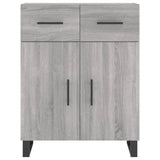 Sideboard Grey Sonoma 69.5x34x90 cm Engineered Wood 828010