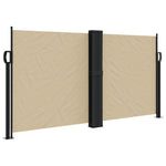 ZNTS Retractable Side Awning Beige 120x600 cm 4004600