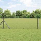 Welded Wire Fence Grey 0.8 x 100 m Steel 42005283
